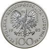 100 złotych, 1982, Szwajcaria; Jan Paweł II; Parchimowicz 294a; srebro próby 750, 14.12 g; stemple..