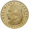 100 złotych, 1976, Warszawa; Kazimierz Pułaski (1747–1779) z wypukłym napisem PRÓBA na rewersie; P..