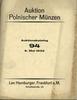 Leo Hamburger, Auktionskatalog 94: Auktion Polnischer Münzen; Frankfurt a. M., 9.05.1932; 26 stron..