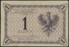 1 złoty, 28.02.1919; seria 46 C, numeracja 056,042; Lucow 563 (R3), Miłczak 47b; złamany w pionie,..