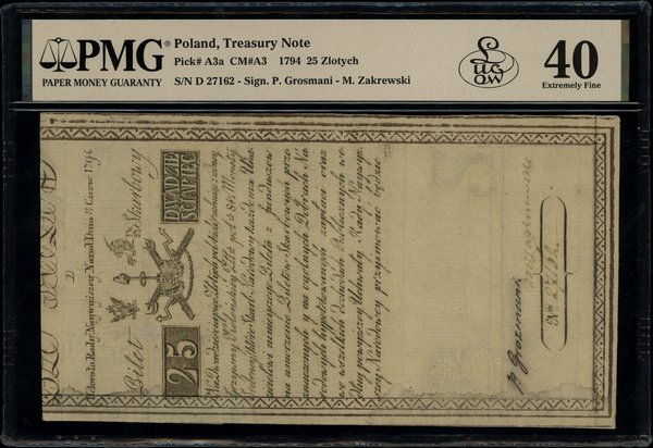 25 złotych polskich, 8.06.1794