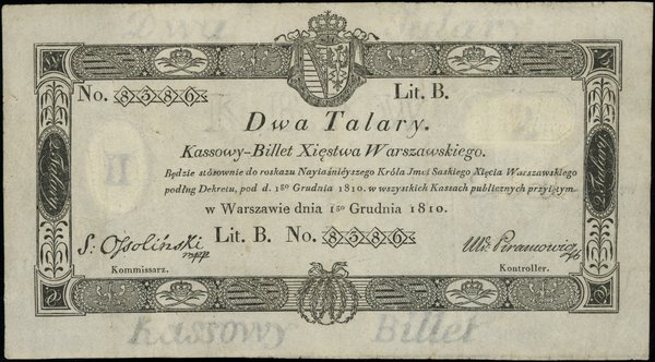 2 talary, 1.12.1810