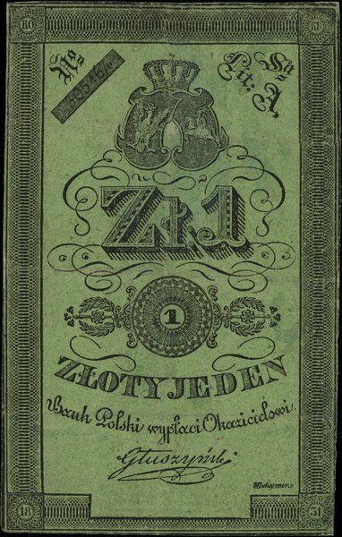 1 złoty polski, 1831