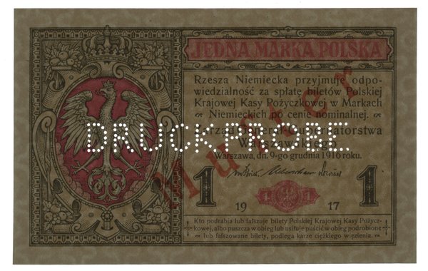 1 marka polska, 9.12.1916