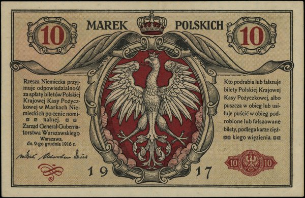 10 marek polskich, 9.12.1916