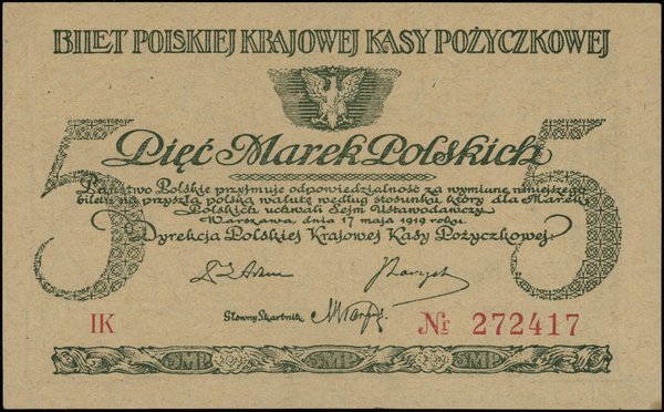 5 marek polskich, 17.05.1919