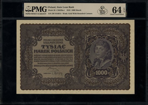 1.000 marek polskich, 23.08.1919