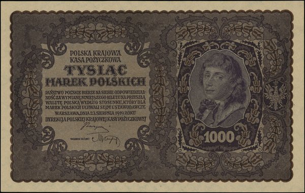 1.000 marek polskich, 23.08.1919