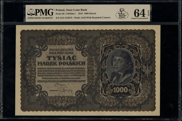 1.000 marek polskich, 23.08.1919