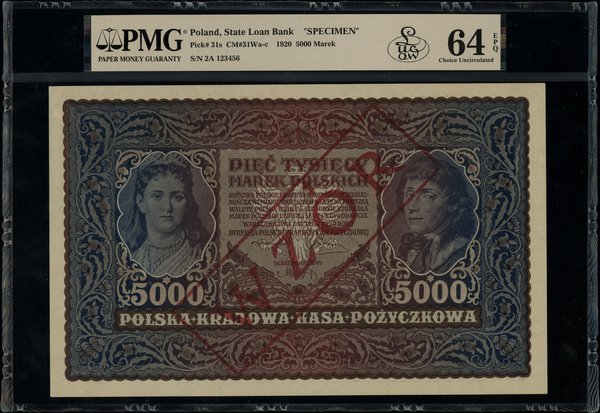 5.000 marek polskich, 7.02.1920