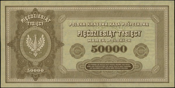 50.000 marek polskich, 10.10.1922