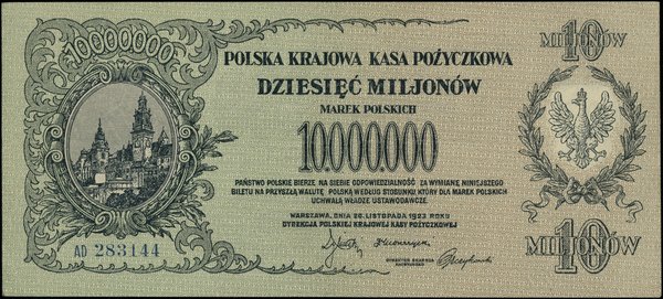 10.000.000 marek polskich, 20.11.1923