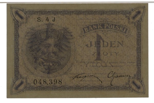 1 złoty, 28.02.1919