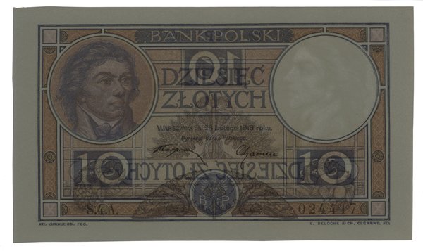 10 złotych, 28.02.1919