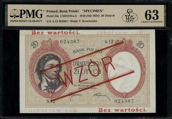 20 złotych, 28.02.1919