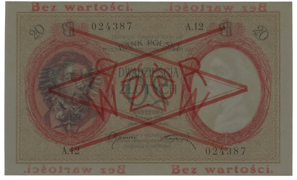 20 złotych, 28.02.1919