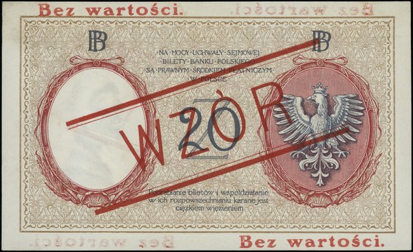 20 złotych, 28.02.1919