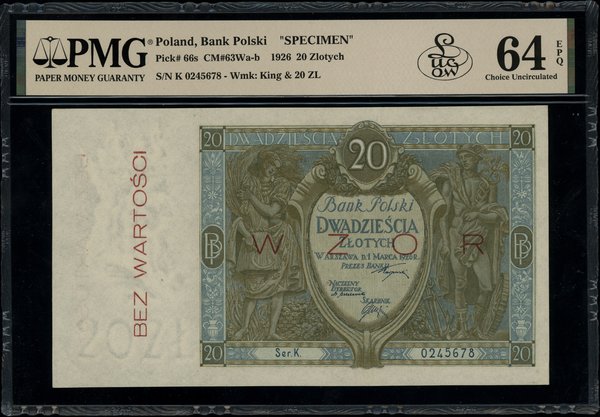 20 złotych, 1.03.1926