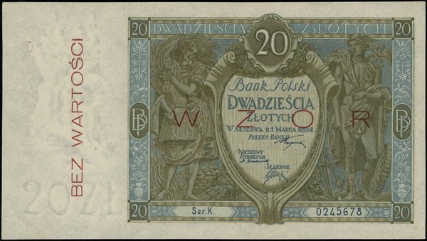 20 złotych, 1.03.1926