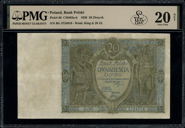 20 złotych, 1.03.1926