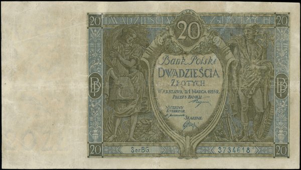 20 złotych, 1.03.1926