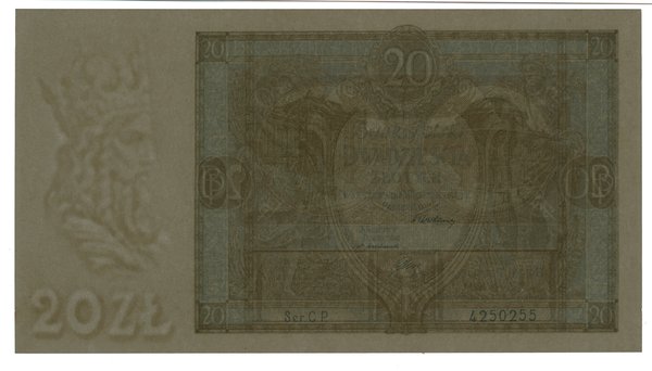 20 złotych, 1.09.1929