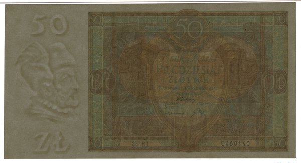 50 złotych, 1.09.1929