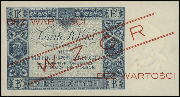 5 złotych, 2.01.1930