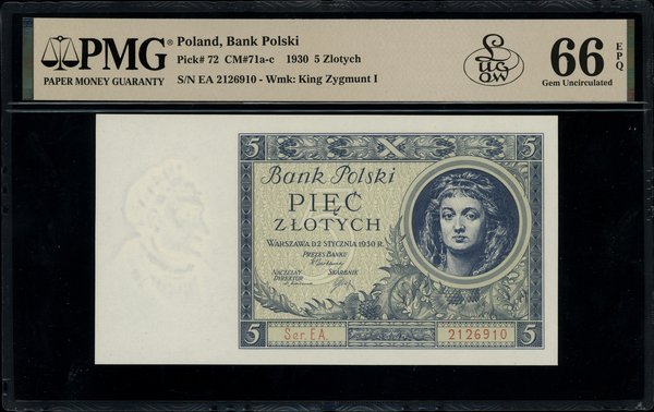 5 złotych, 2.01.1930