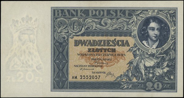 20 złotych, 20.06.1931