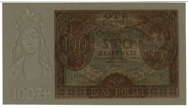 100 złotych, 2.06.1932