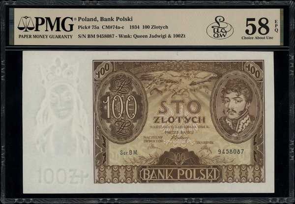 100 złotych, 9.11.1934