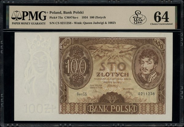 100 złotych, 9.11.1934