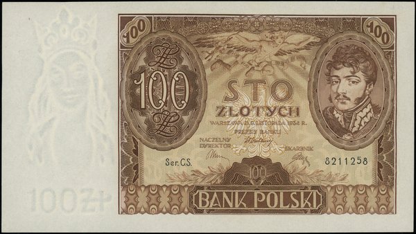 100 złotych, 9.11.1934