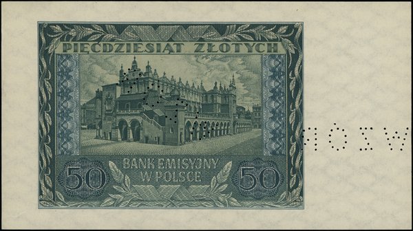 50 złotych, 1.03.1940