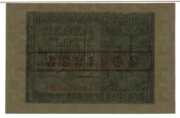 1 złoty, 1.08.1941