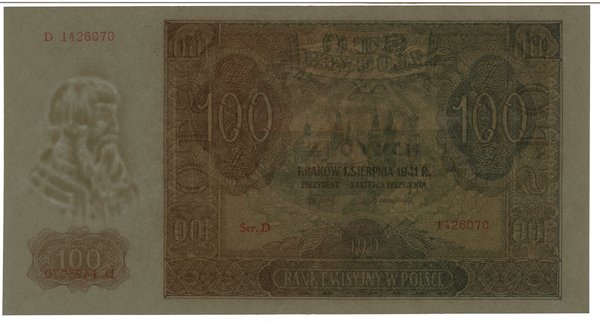 100 złotych, 1.08.1941