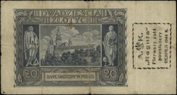 20 złotych, 1.03.1940