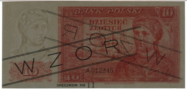 10 złotych, 15.08.1939