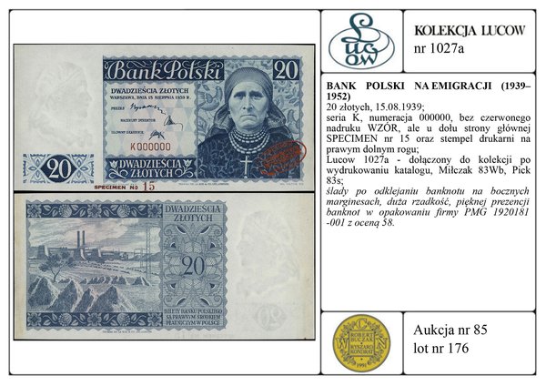 20 złotych, 15.08.1939