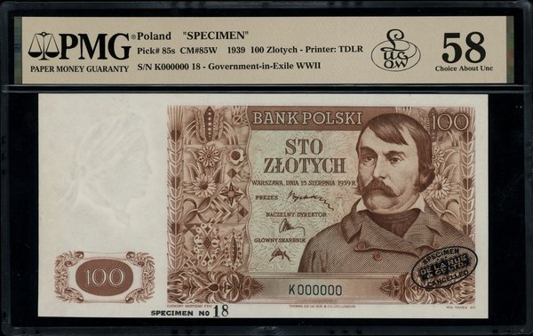 100 złotych, 15.08.1939