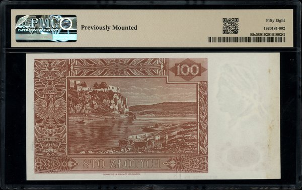 100 złotych, 15.08.1939