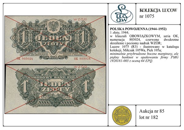 1 złoty, 1944