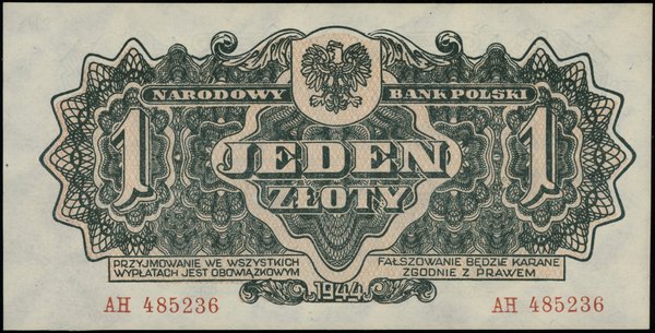 1 złoty, 1944