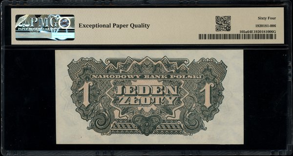 1 złoty, 1944