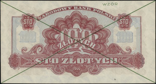 100 złotych, 1944