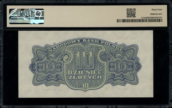 10 złotych, 1944