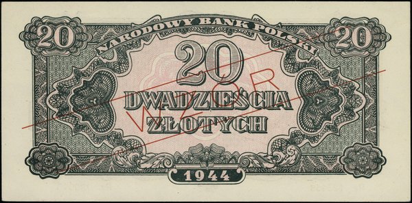 20 złotych, 1944