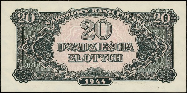 20 złotych, 1944