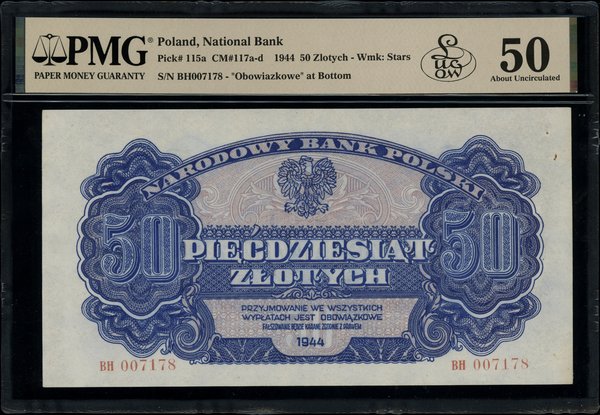 50 złotych, 1944